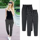 lus Size Casual Women Trousers Ankle-Length Pants