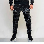 New Men's Zipper Camouflage Sweatpants