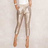 Fashion Sequin Pencil Pants