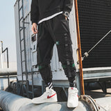 Men Hip Hop Belt Cargo Pants 2019