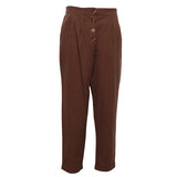 Bigsweety Women Harem Pants Cotton Linen Vintage