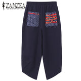 Summer Casual Loose Long Trousers Baggy Pantalon Women