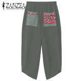 Summer Casual Loose Long Trousers Baggy Pantalon Women